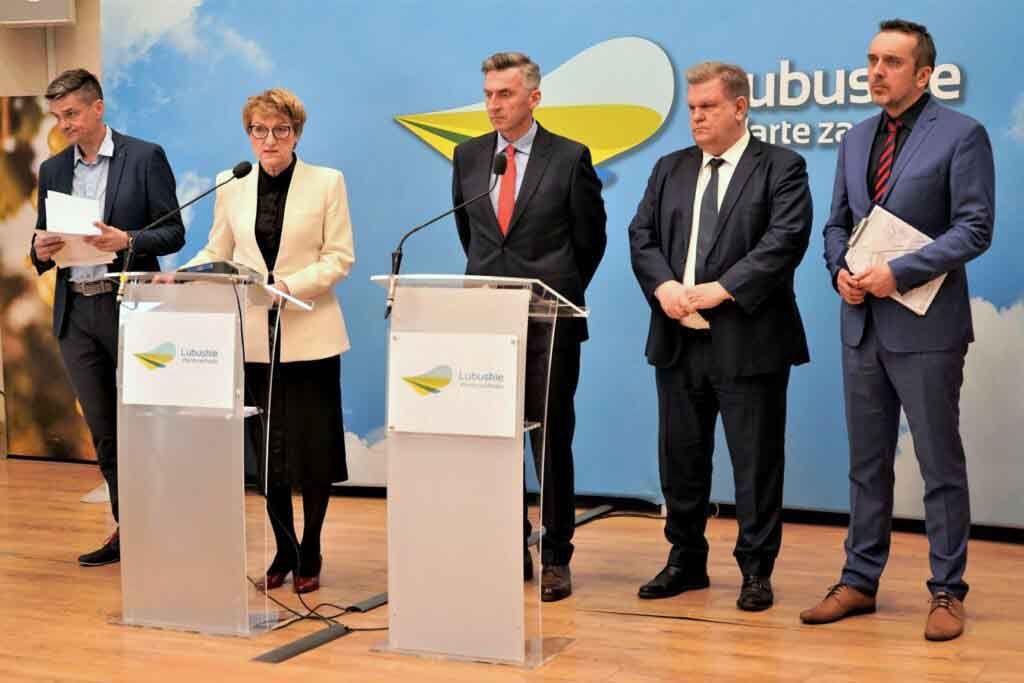 Konferencja prasowa dotycząca zmiany planu zagospodarowania przestrzennego