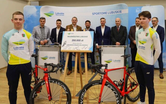 Wsparcie dla lubuskich kolarzy
