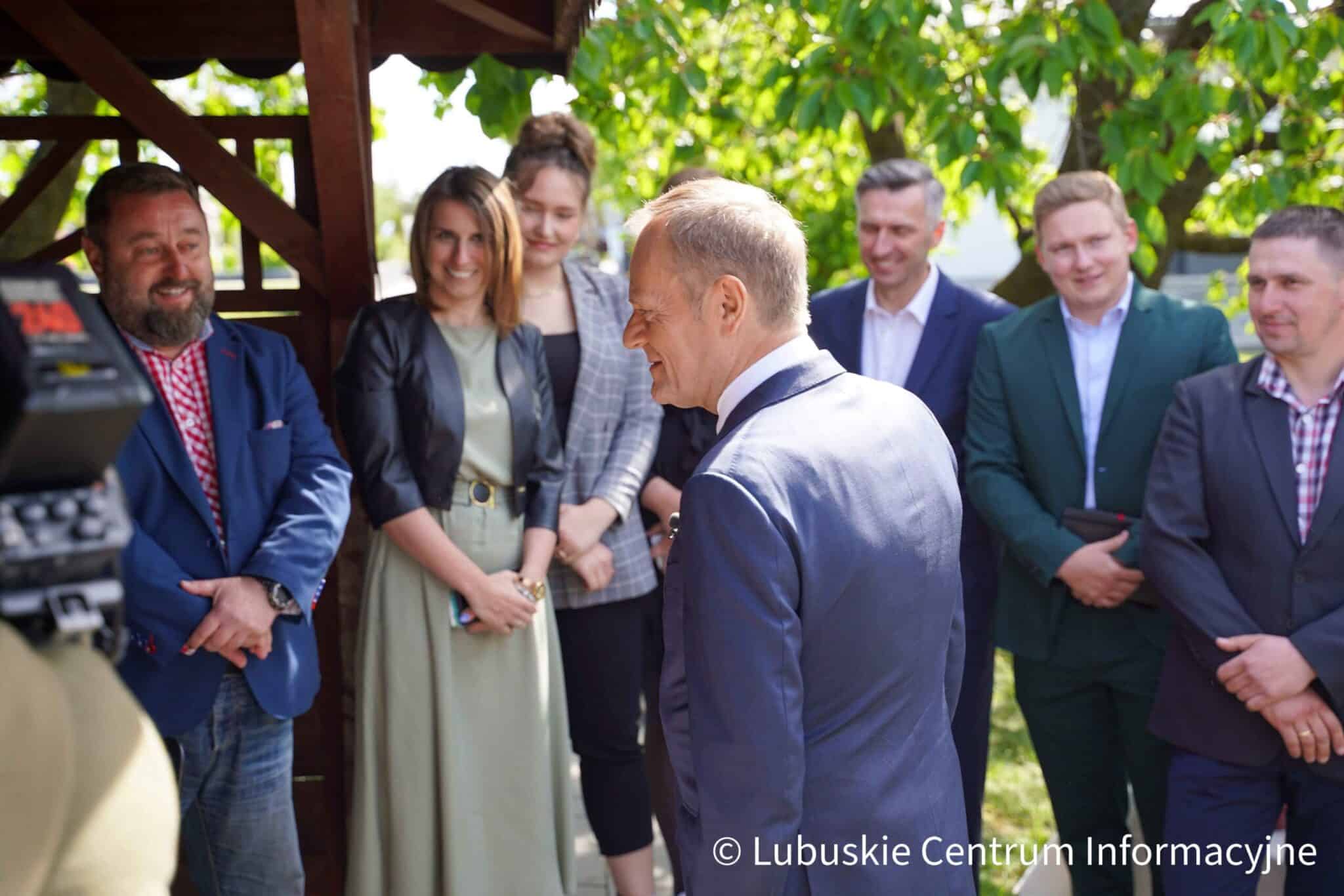   Tusk w Lubuskiem  Będziemy w stanie wygrać Warunkiem jest zjednoczony wysiłek opozycji GALERIA