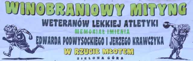 Winobraniowy mityng weteranów w lekkiej atletyce