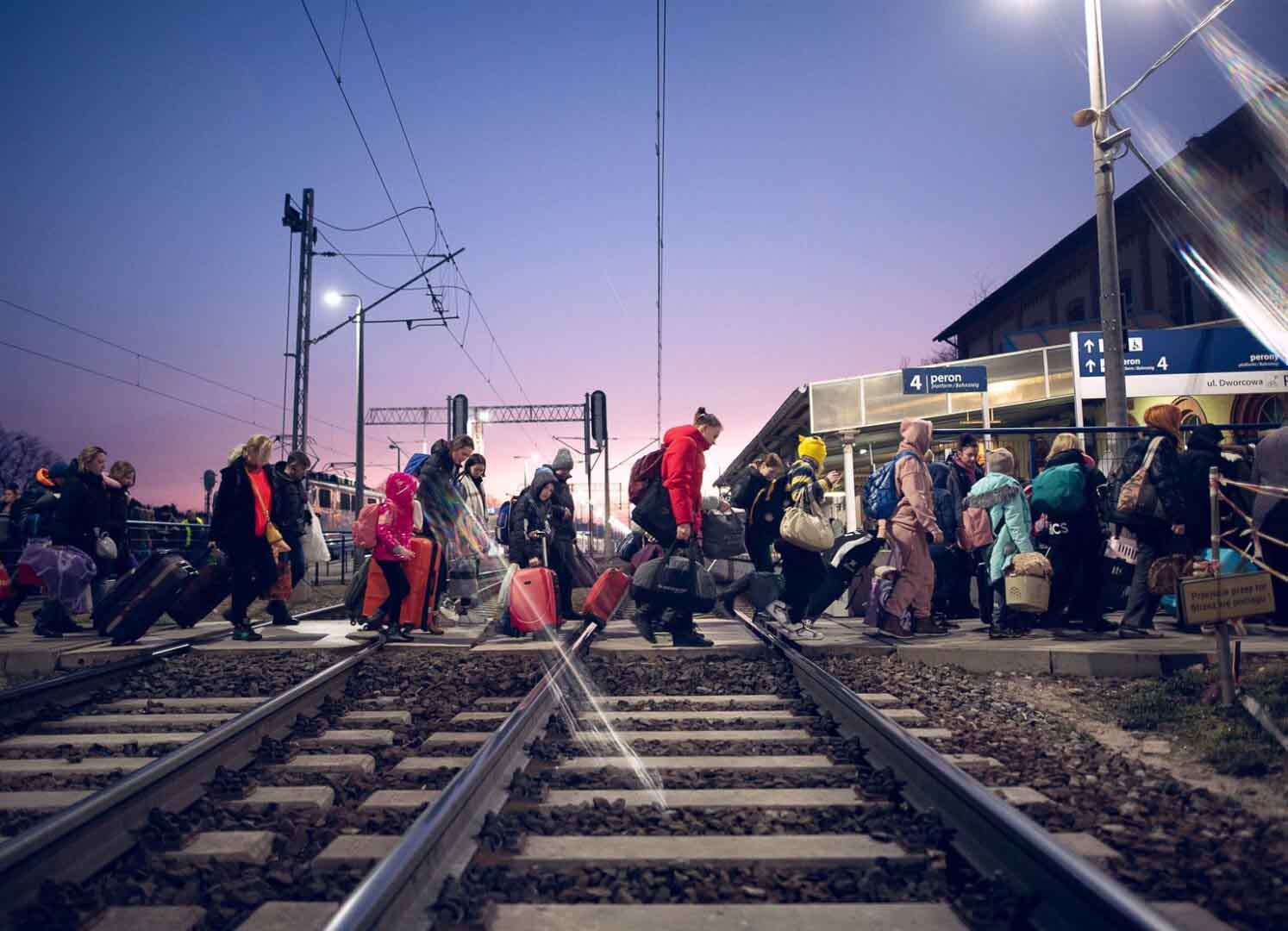   Ukraiński exodus i polska pomoc Wyjątkowa wystawa zdjęć z pierwszych dni wojny