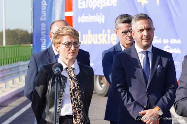 Oficjalne otwarcie mostu w Milsku