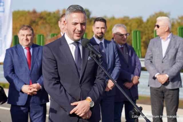 Oficjalne otwarcie mostu w Milsku