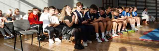 Otwarcie sali gimnastycznej w LO im. Banacha w Żaganiu