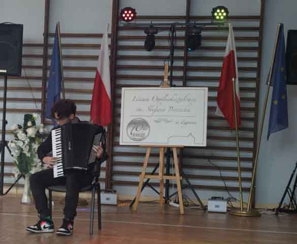 Otwarcie sali gimnastycznej w LO im. Banacha w Żaganiu