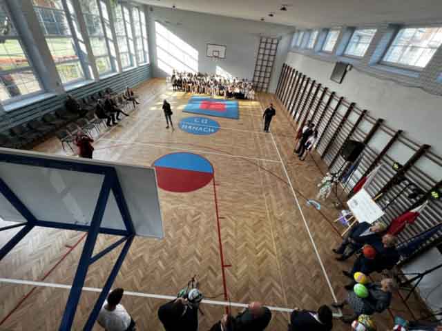 Otwarcie sali gimnastycznej w LO im. Banacha w Żaganiu