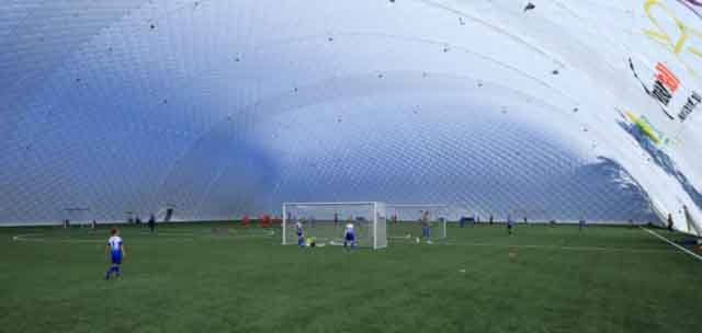 Otwarcie zadaszonego boiska piłkarskiego w Zielonej Górze