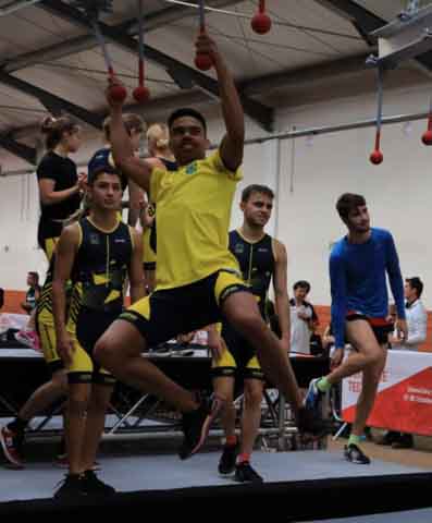 Tor przeszkód na mistrzostwach świata w pięcioboju nowoczesnym w Drzonkowie