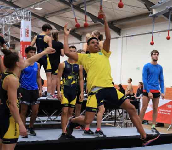 Tor przeszkód na mistrzostwach świata w pięcioboju nowoczesnym w Drzonkowie