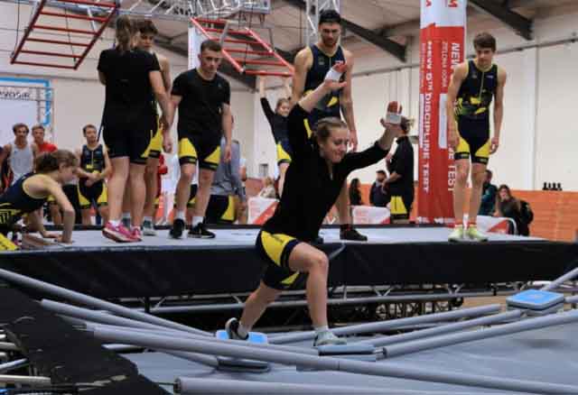 Tor przeszkód na mistrzostwach świata w pięcioboju nowoczesnym w Drzonkowie