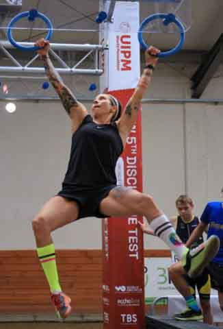 Tor przeszkód na mistrzostwach świata w pięcioboju nowoczesnym w Drzonkowie