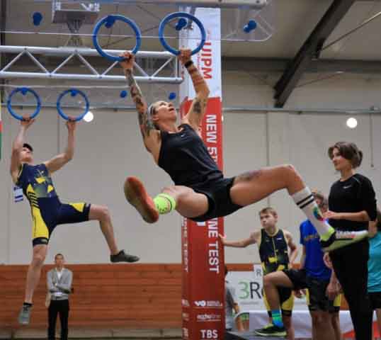 Tor przeszkód na mistrzostwach świata w pięcioboju nowoczesnym w Drzonkowie