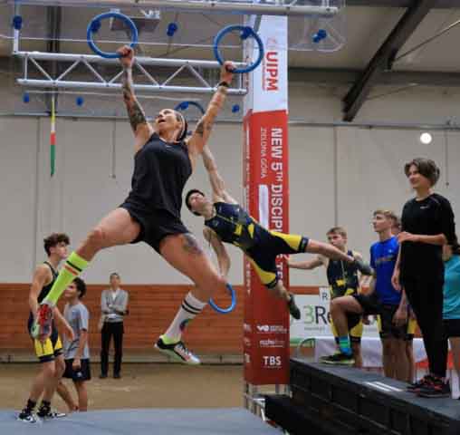 Tor przeszkód na mistrzostwach świata w pięcioboju nowoczesnym w Drzonkowie