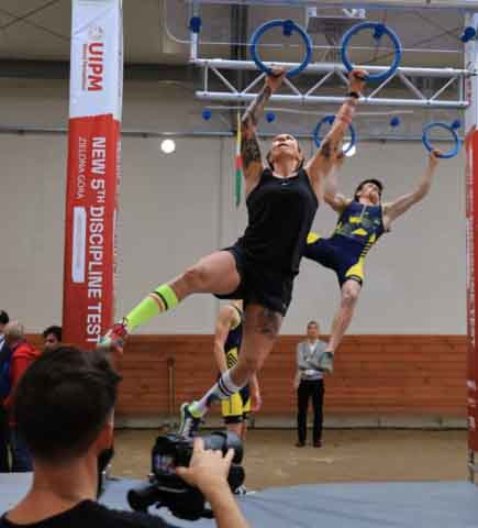 Tor przeszkód na mistrzostwach świata w pięcioboju nowoczesnym w Drzonkowie