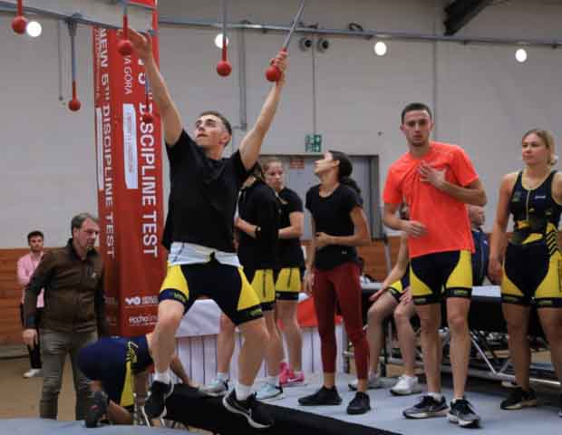 Tor przeszkód na mistrzostwach świata w pięcioboju nowoczesnym w Drzonkowie