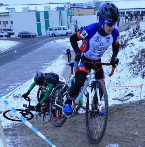 Zawody w kolarstwie przełajowym "Po trasie mistrzostw Polski" w Drzonkowie
