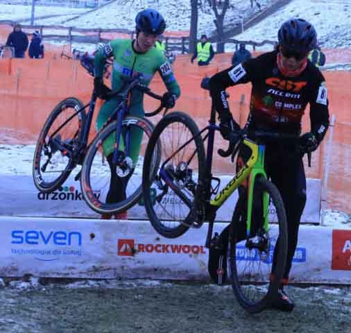Zawody w kolarstwie przełajowym "Po trasie mistrzostw Polski" w Drzonkowie