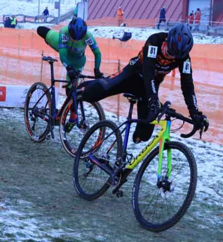 Zawody w kolarstwie przełajowym "Po trasie mistrzostw Polski" w Drzonkowie