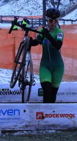 Zawody w kolarstwie przełajowym "Po trasie mistrzostw Polski" w Drzonkowie