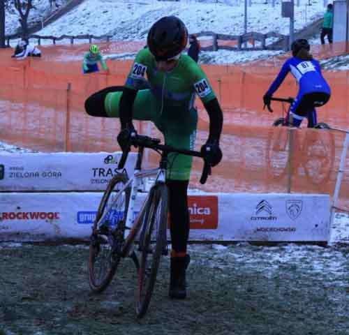 Zawody w kolarstwie przełajowym "Po trasie mistrzostw Polski" w Drzonkowie