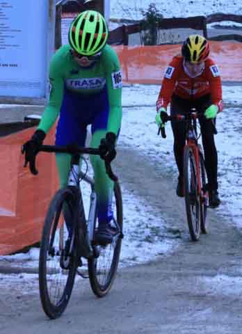 Zawody w kolarstwie przełajowym "Po trasie mistrzostw Polski" w Drzonkowie