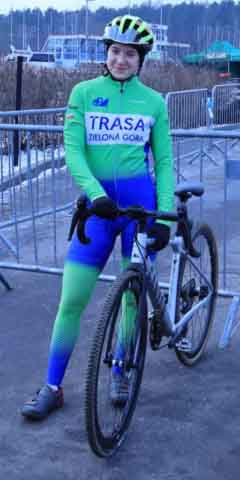 Zawody w kolarstwie przełajowym "Po trasie mistrzostw Polski" w Drzonkowie