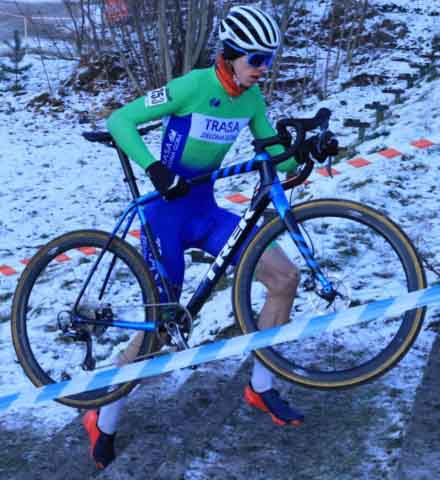 Zawody w kolarstwie przełajowym "Po trasie mistrzostw Polski" w Drzonkowie