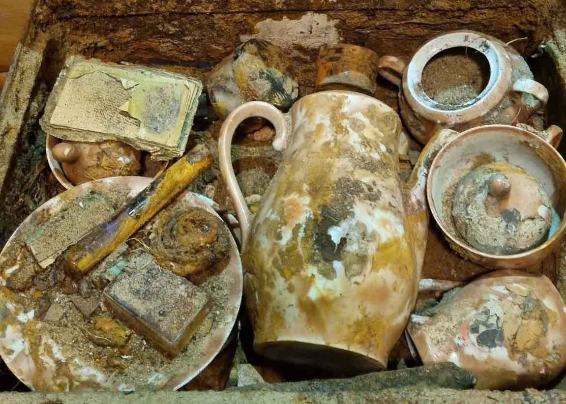   Skarby z kąpieliska czyli skrzynia pełna pamięci