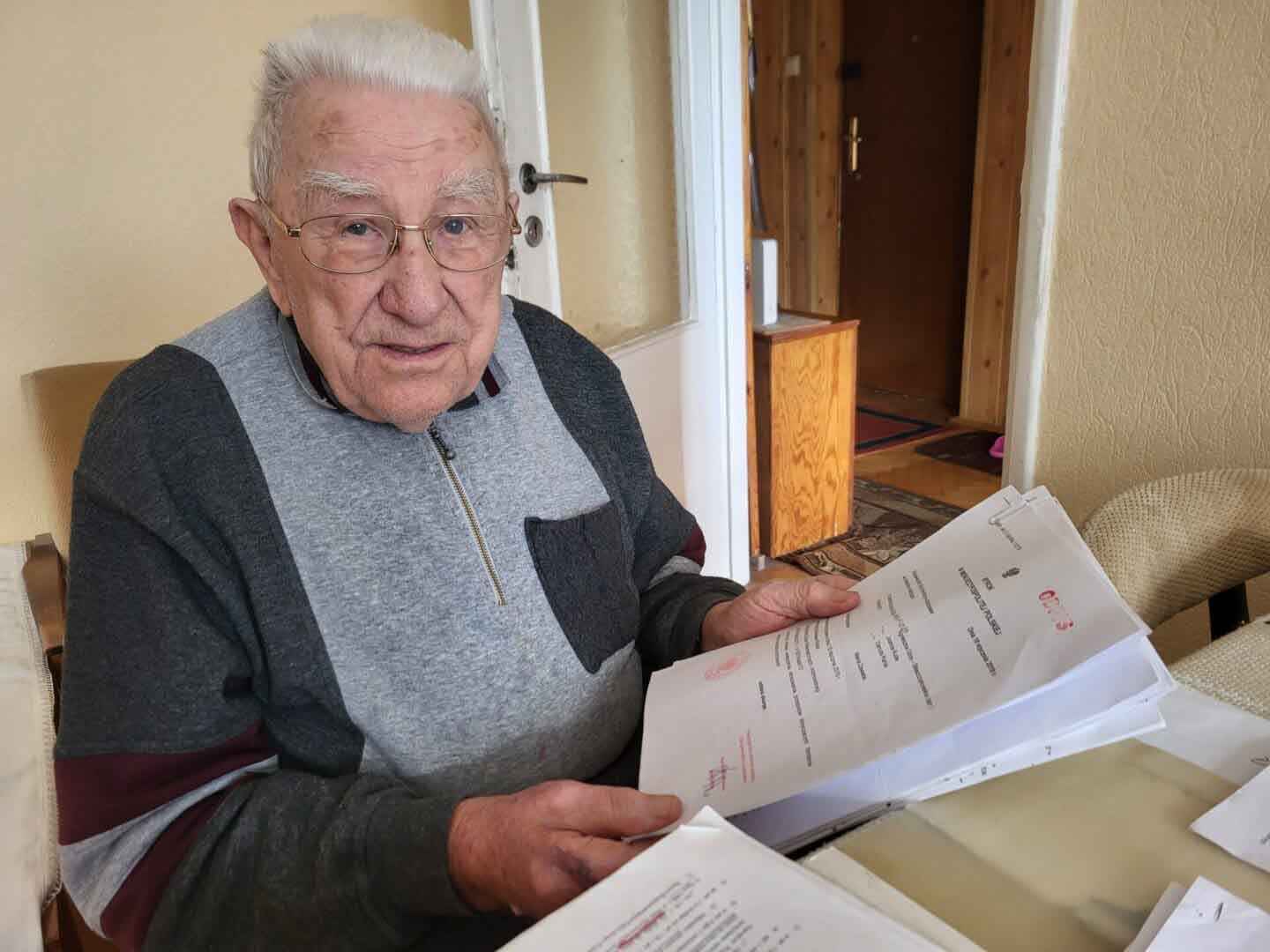   Pan Stanisław od sześciu lat walczy z ministerstwem o emeryturę Ma 97 lat