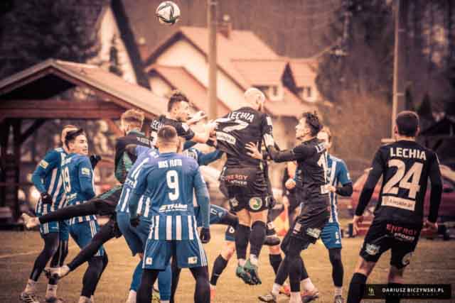 Lechia Zielona Góra - Flota Świnoujście (fot. dbteam.pl/Dariusz Biczyński)
