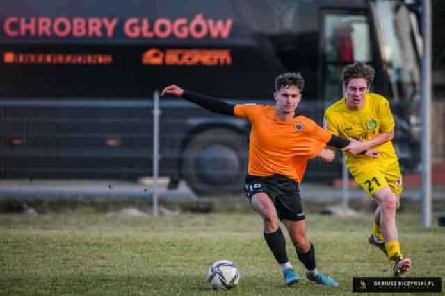 Lechia Zielona Góra - Chrobry II Głogów (fot. dbteam.pl/Dariusz Biczyński)