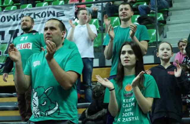 Zastal Zielona Góra - Astoria Bydgoszcz (kibice)