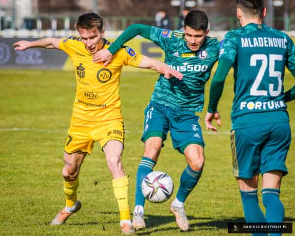 Lechia Zielona Góra - Legia Warszawa (fot. dbteam.pl/Dariusz Biczyński)