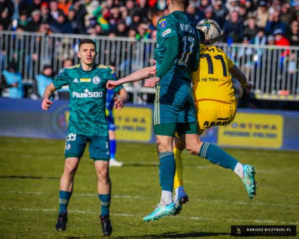 Lechia Zielona Góra - Legia Warszawa (fot. dbteam.pl/Dariusz Biczyński)