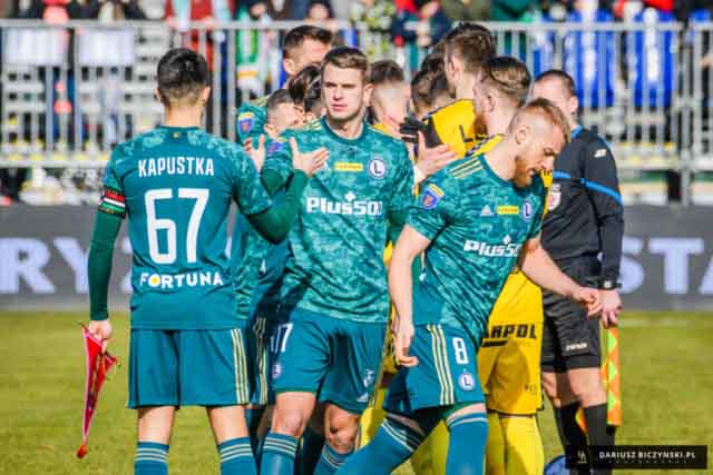 Lechia Zielona Góra - Legia Warszawa (fot. dbteam.pl/Dariusz Biczyński)