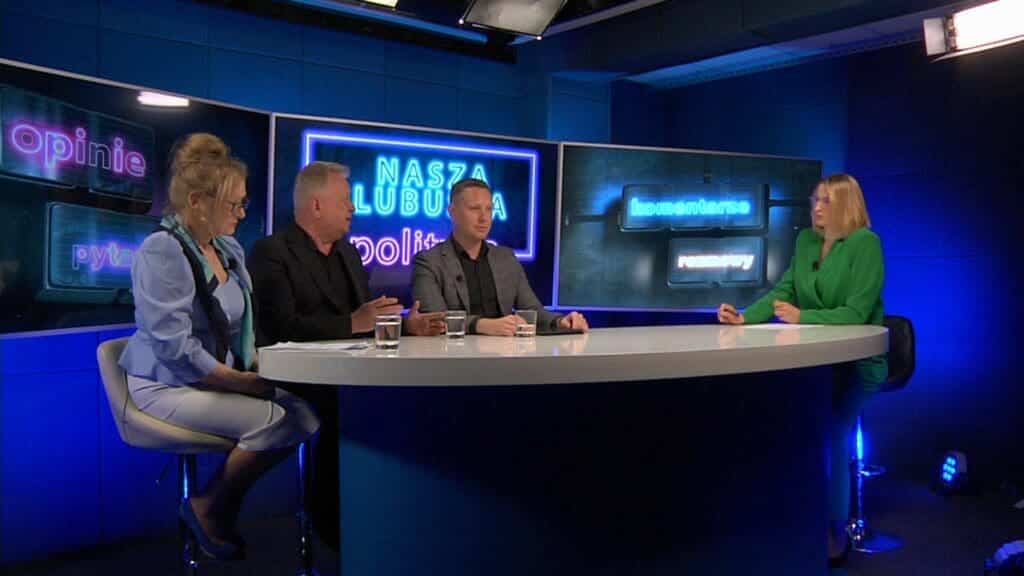 „Nasza Lubuska Polityka”: Jerzy Synowiec(PO), Alicja Burdzińska(PiS), Patryk Broszko(Polska 2050) „Nasza Lubuska Polityka”: Jerzy Synowiec(PO), Alicja Burdzińska(PiS), Patryk Broszko(Polska 2050)