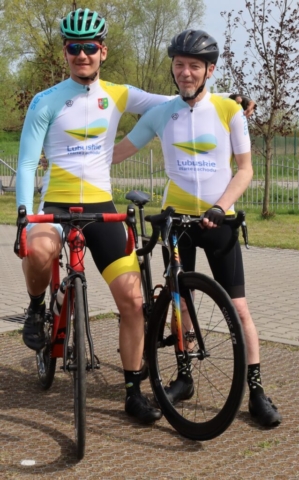 Prezentacja kolarskiej reprezentacji województwa lubuskiego juniorów