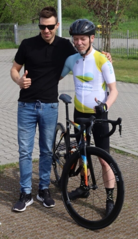 Prezentacja kolarskiej reprezentacji województwa lubuskiego juniorów