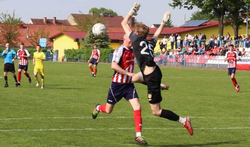 Siedmiu mężczyzn na boisku