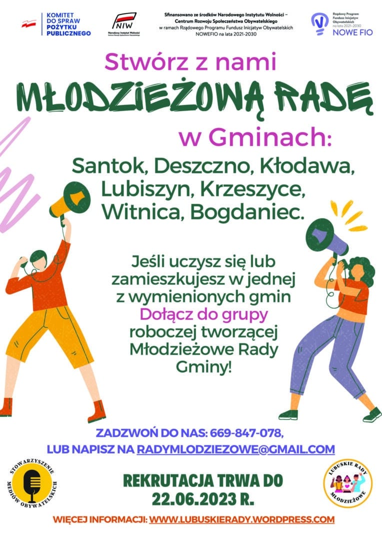   Szukają młodych do rad młodzieżowych Przyłącz się