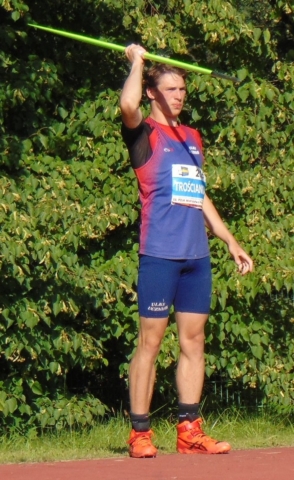 Hubert Trościanka na Ogólnopolskiej Olimpiadzie Młodzieży w Chorzowie Fot. ULKS Uczniak Szprotawa/Facebook