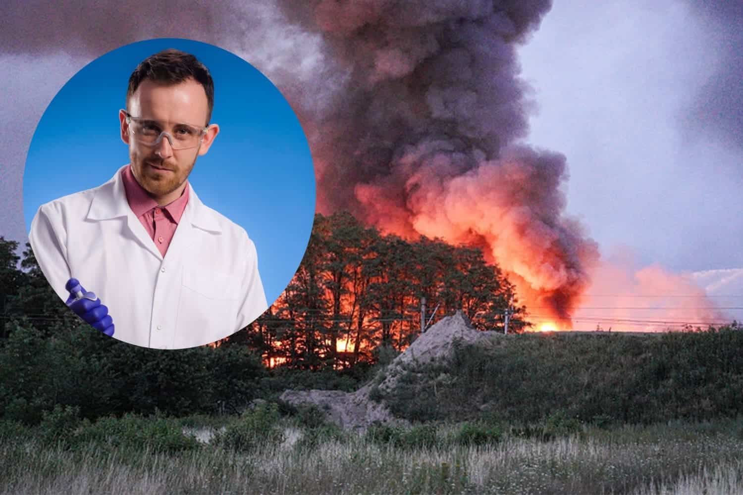 toksykolog-przylep Rozmowa z toksykologiem Toksykolog dr Jakub Duszczyk Mieszkańcy Przylepu w dniu pożaru powinni być ewakuowani WIDEO