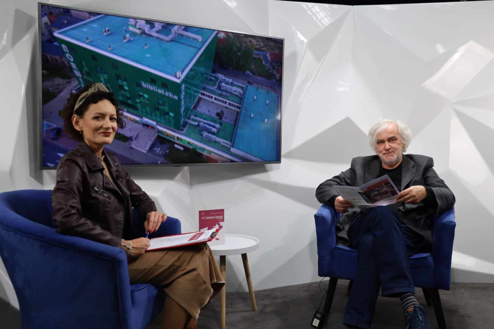 IMG_4268 Rozmowa z Andrzejem Buckiem dyrektorem Biblioteki Norwida Święto Słowa czyli Proza Poetów Festiwal Literacki im Anny Tokarskiej po raz 13 w Bibliotece Norwida WIDEO