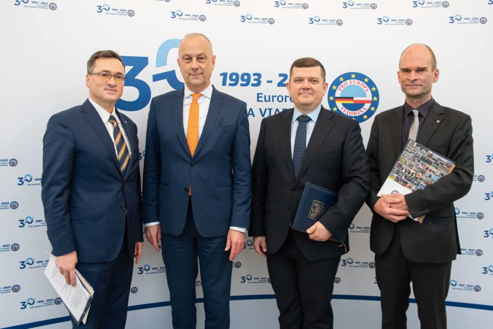   30 lat Euroregionu Pro Europa Viadrina Tak się buduje mosty współpracy WIDEO