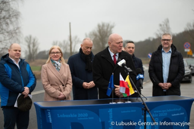 Podsumowanie projektu „Rozbudowa drogi wojewódzkiej nr 295 w miejscowości Miodnica”  zrealizowane w ramach programu RPO 2014-2020. fot. Tomasz Browarczyk