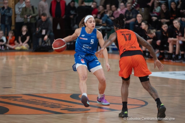 Mecz KGHM Polkowice -  PolskaStrefaInwestycji Enea AJP Gorzow Wielkopolski pierwszy mecz finalowy 12.03.2024