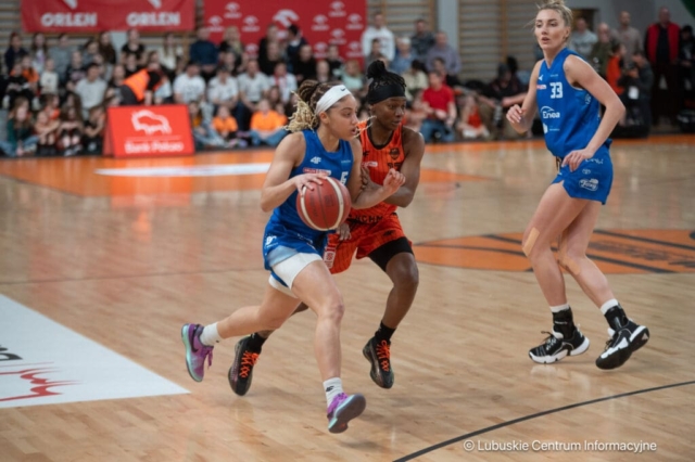 Mecz KGHM Polkowice -  PolskaStrefaInwestycji Enea AJP Gorzow Wielkopolski pierwszy mecz finalowy 12.03.2024