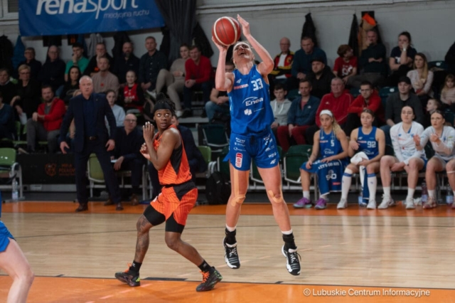 Mecz KGHM Polkowice -  PolskaStrefaInwestycji Enea AJP Gorzow Wielkopolski pierwszy mecz finalowy 12.03.2024