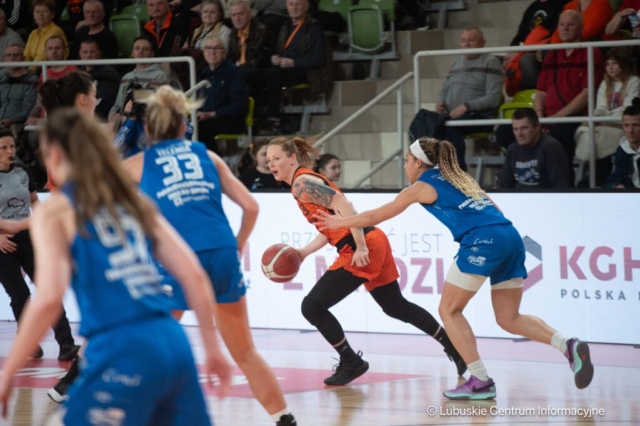 Mecz KGHM Polkowice -  PolskaStrefaInwestycji Enea AJP Gorzow Wielkopolski pierwszy mecz finalowy 12.03.2024