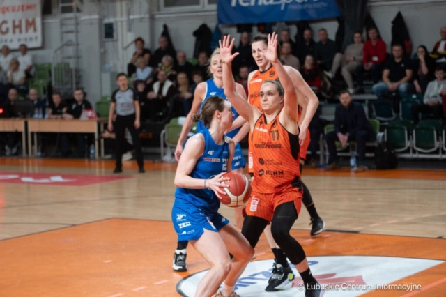 Mecz KGHM Polkowice -  PolskaStrefaInwestycji Enea AJP Gorzow Wielkopolski pierwszy mecz finalowy 12.03.2024